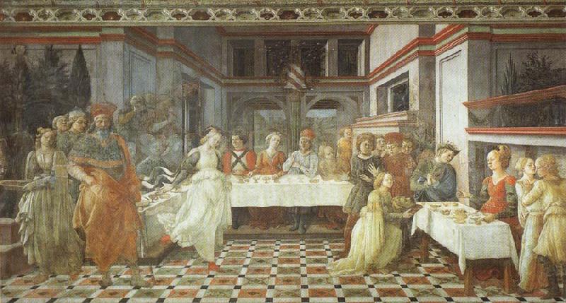 Fra Filippo Lippi Herod's Feast china oil painting image